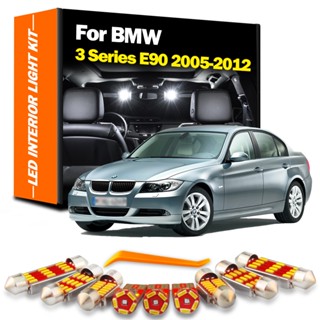 ชุดไฟอ่านหนังสือ LED 11 ชิ้น สําหรับ BMW 3 Series E90 Sedan 2005 2007 2008 2009 2010 2011 2012