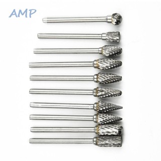 ⚡NEW 9⚡Tungsten Carbide Rotary Drill Bit Set With Storage Box Kit 1/4\ 10Pcs