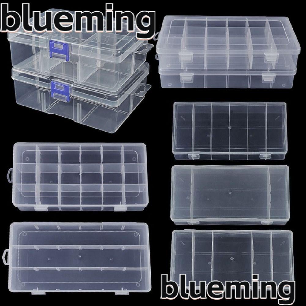 blueming2-กล่องพลาสติกใส-ทรงสี่เหลี่ยม-5-ขนาด-สําหรับใส่เครื่องประดับ-ลูกปัด