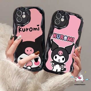 SANRIO เคสโทรศัพท์มือถือแบบนิ่ม กันกระแทก ลายการ์ตูนซานริโอ้ คุโรมิ 3D แนวตลกน่ารัก สําหรับ IPhone 13 XR 11 7Plus 14 12 Pro MAX 8 7 6 6S Plus X XS MAX SE 2020