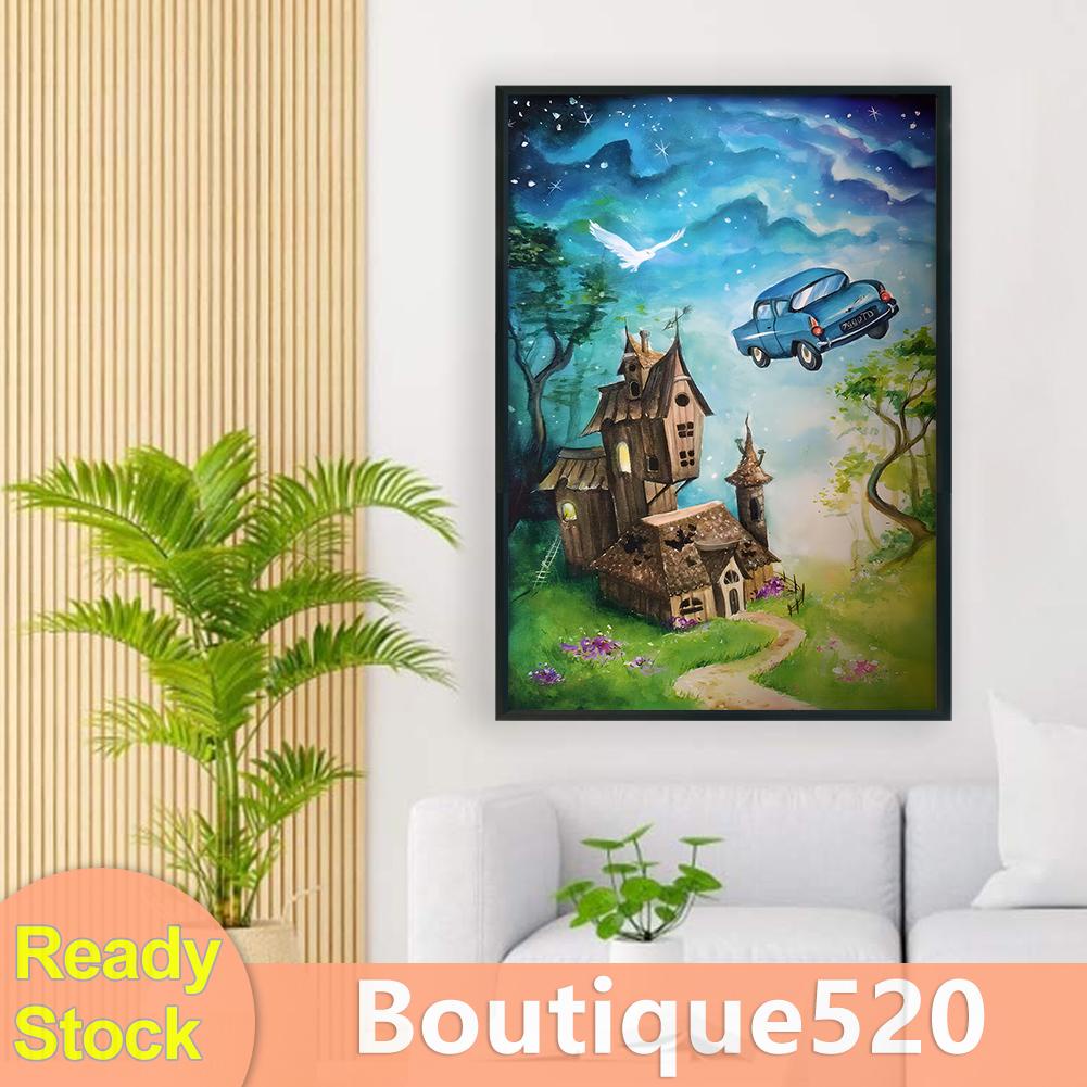 boutique520-th-ชุดปักครอสติช-ผ้าฝ้าย-11ct-พิมพ์ลายบ้าน-fairytale-ขนาด-50x70-ซม