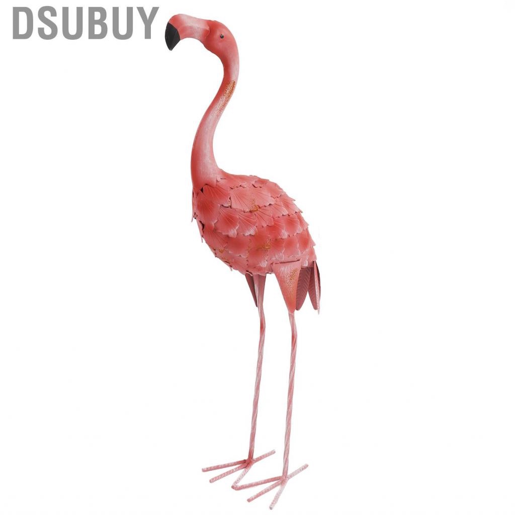 dsubuy-flamingo-garden-statueslifelike-iron-statue-metal-birds-yard-art