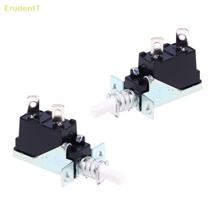 [ErudentT] สวิตช์ปุ่มกดพาวเวอร์ 10A 250V AC SPST 2 Pins KDC-A04-1 สําหรับเครื่องทําความร้อนไฟฟ้า A04-1-20T 2 ชิ้น