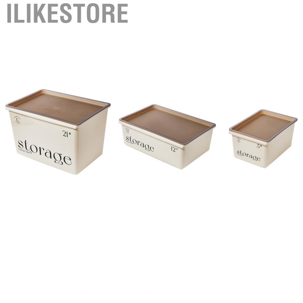 Ilikestore Storage Organizer Stackable Grooved Bottom Plastic Durable ...