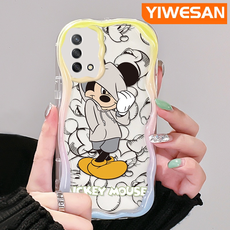 เคสโทรศัพท์มือถือ-ซิลิโคนใส-กันกระแทก-ลายการ์ตูนมิกกี้เมาส์-สีครีม-สําหรับ-oppo-a74-4g-a95-4g-f19-f19s-reno-6-lite