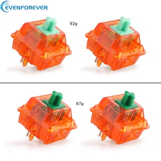 Ev EQUALZ สวิตช์ Tangerine V2 SMDKeyswitch สําหรับคีย์บอร์ด 5pin 62g 67g