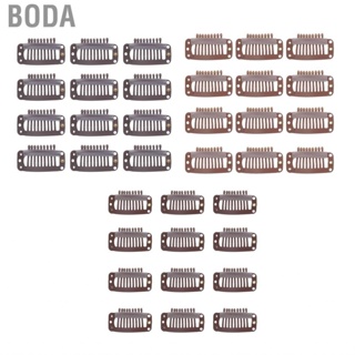 Boda 40pcs Hair Wig Clips Stainless Steel 9  Firmly Hold Extension Hairp US