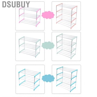 Dsubuy Stainless Steel Shoe Rack Multilayer Assemble Storage DIY Reinforced for Home