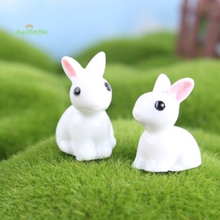Erck&gt; ใหม่ ตุ๊กตากระต่ายเรซิ่น ขนาดเล็ก น่ารัก สําหรับตกแต่งสวน 5 10 ชิ้น