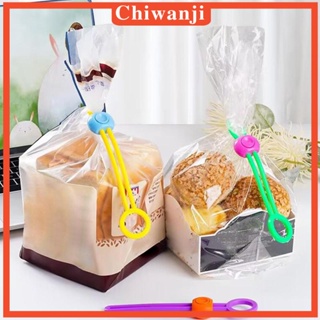 [Chiwanji] คลิปซีลถุงขนมขบเคี้ยว ถอดออกได้ ใช้ซ้ําได้ สําหรับร้านขายของชํา 6 ชิ้น
