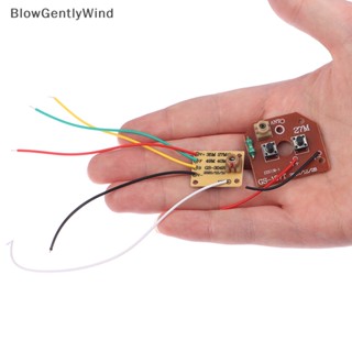 Blowgentlywind บอร์ดรับส่งสัญญาณ PCB 27 เมตร 2CH พร้อมรีโมตคอนโทรล สําหรับรถบังคับ BGW