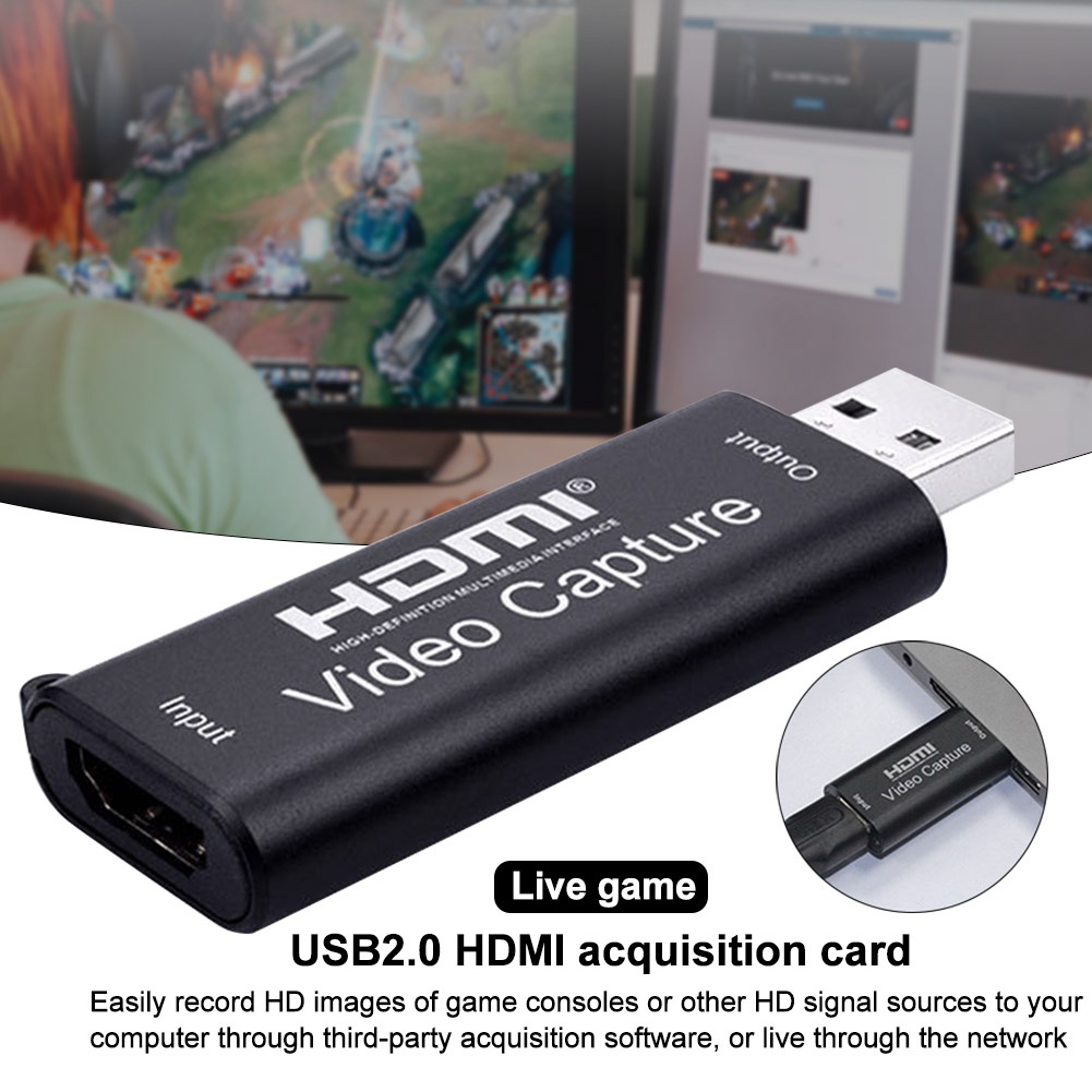 การ์ดบันทึกวิดีโอเกม-hd-1080p-usb2-0-hdmi-สําหรับคอมพิวเตอร์-ไลฟ์สด-สอนออนไลน์