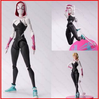 โมเดลฟิกเกอร์ Fash Spider-Man Across the Spider-Verse Gwen Stacy Spiderman ขยับข้อต่อได้ ของเล่นสําหรับเด็ก