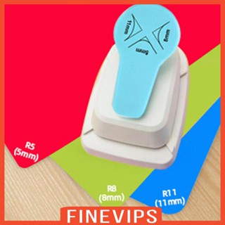 [Finevips] 3 in 1 ที่เจาะมุมกระดาษ ทรงกลม อุปกรณ์เสริม สําหรับสมุดภาพ DIY