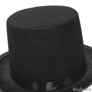 [Biubond] หมวกแฟนซี แบบเป็นทางการ สีดํา อุปกรณ์เสริม สําหรับปาร์ตี้ฮาโลวีน