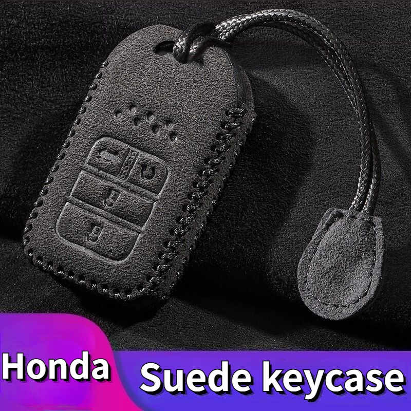 เคสกุญแจรีโมทรถยนต์-หนังนิ่ม-สําหรับ-honda-accord-civic-xrv-crv-crider