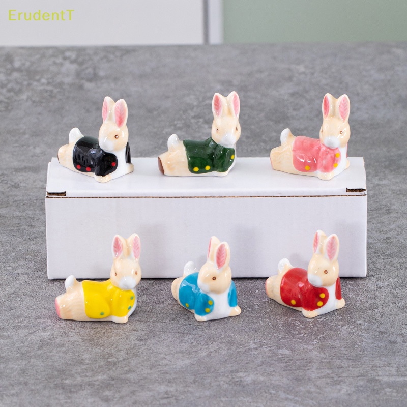 erudentt-ชั้นวางช้อนส้อมเซรามิค-รูปกระต่ายน่ารัก-สําหรับตกแต่งบ้าน-ห้องครัว-ใหม่