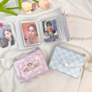 เคสอัลบั้มรูปภาพ PVC ลายไอดอลน่ารัก 3 นิ้ว 40 ช่อง สําหรับใส่โฟโต้การ์ด โลโม่ การ์ด เก็บสะสมหนังสือ