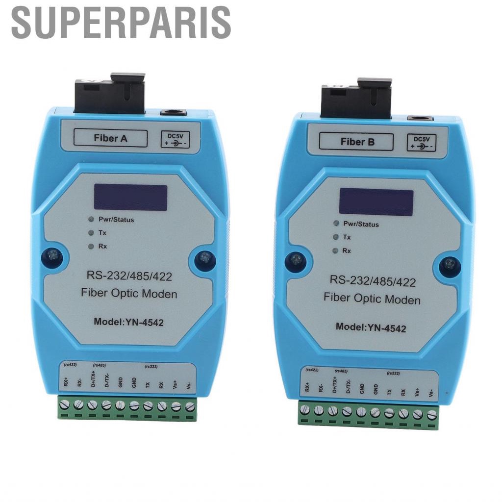 Superparis Fiber Optic Converter Optical Fibers Modem SC Interface with