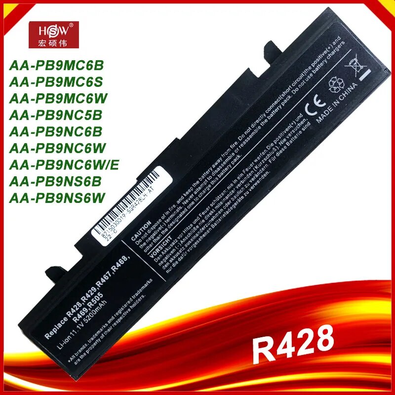 แบตเตอรี่แล็ปท็อป Samsung RF511 RF710 RF711 RV408 RV409 RV410 RV415 ...