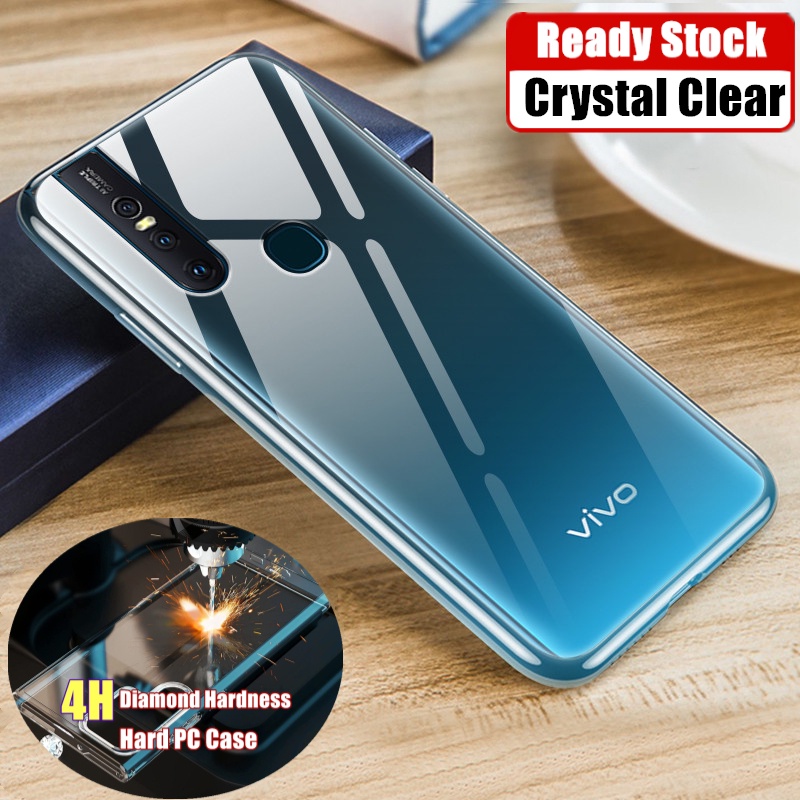 สําหรับ Vivo V15 1819 คริสตัลใส ทนทาน เคสอะคริลิคแข็ง ไม่เหลือง ป้องกัน ...