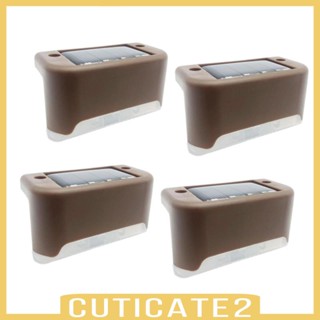 [Cuticate2] โคมไฟ LED กันน้ํา สําหรับติดรั้ว บันได ทางเดิน 4 ชิ้น