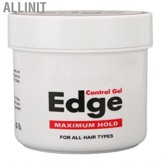 Allinit Edge Gel  Organic Ingredients Strong Hold Not Greasy Control for Hair