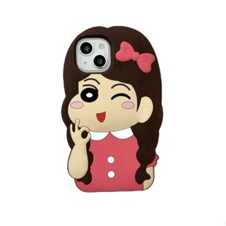 เคสโทรศัพท์มือถือซิลิโคน กันกระแทก ลายเด็กผู้หญิง OK 3D สําหรับ IPhone 11 12 13 14 Pro Max 15 Pro Max