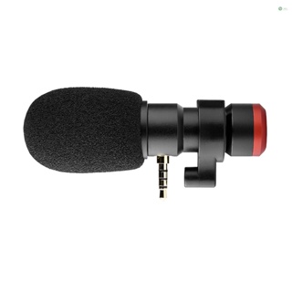 [พร้อมส่ง] Andoer MIC06 ไมโครโฟน 3.5 มม. ปลั๊ก TRRS สําหรับสมาร์ทโฟน บันทึกวิดีโอ ไลฟ์สด ร้องเพลงออนไลน์ แชท