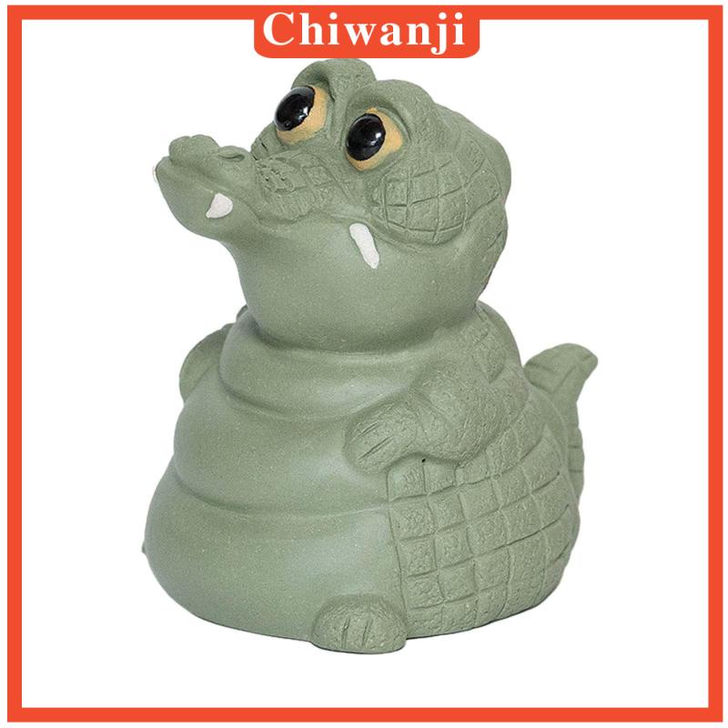 chiwanji-รูปปั้นจระเข้จิ๋ว-สําหรับตกแต่งห้องชา