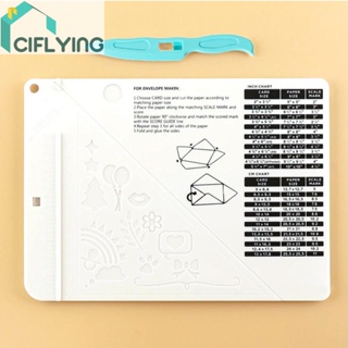 [Ciflys.Th] แผ่นบอร์ดทําจดหมาย ลายนูน ขนาดเล็ก สําหรับกล่องของขวัญ DIY