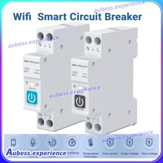 Tuya Wifi Smart Circuit Breaker Power Metering 1p 63a Din Rail สำหรับสมาร์ทหน้าแรกรีโมทคอนโทรลไร้สายสมาร์ทสวิทช์ Experth