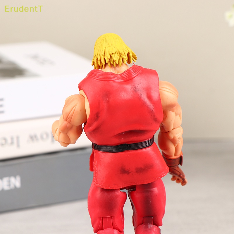 erudentt-ตุ๊กตาฟิกเกอร์-pvc-รูปการ์ตูนอนิเมะ-kawaii-street-fighter-hoshi-ryu-ken-masters-น่ารัก-ของขวัญ-สําหรับตกแต่งห้อง