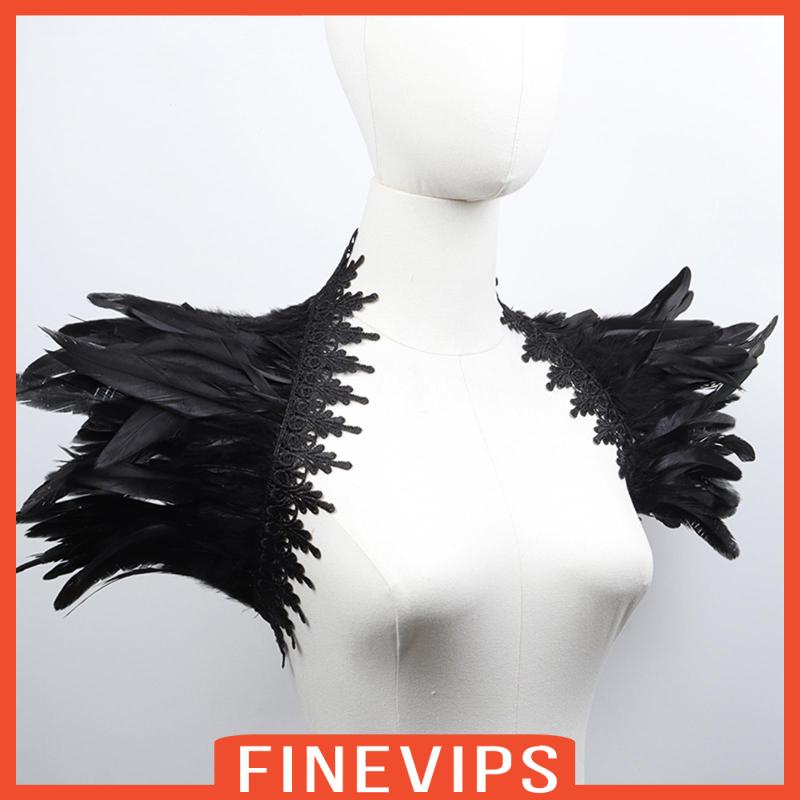 finevips-ผ้าคลุมไหล่-ขนนก-ยักษ์-ผู้หญิง-สําหรับเครื่องแต่งกาย-ชุดแฟนซี-ฮาโลวีน