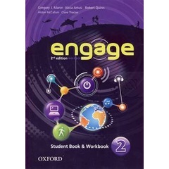 Bundanjai (หนังสือคู่มือเรียนสอบ) Engage 2nd ED 2 : Students Book +Workbook +Multi-ROM (P)