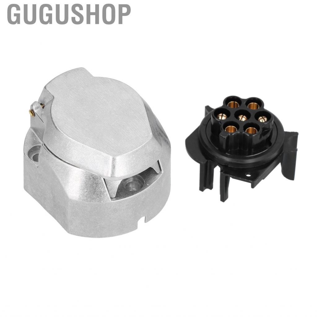Trailer Connector Self Grounding Towing Wiring Socket Aluminum