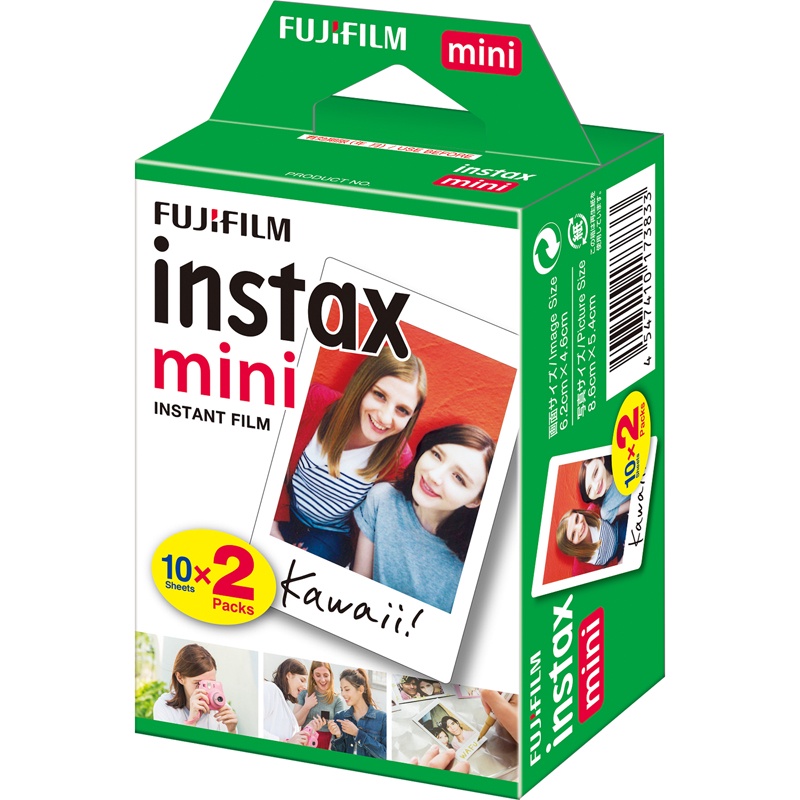 ราคาและรีวิวฟิล์มโพลารอยด์ (20แผ่น) ฟูจิ Instax Mini Film