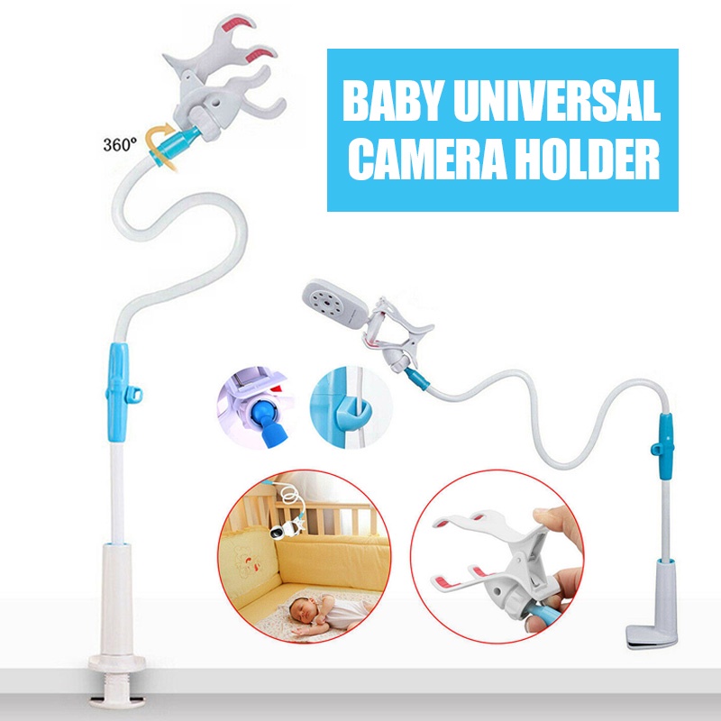 New Cot Bed Baby Monitor Mount Universal Cradle Camera Holder Flexible Bracket Shopee Thailand