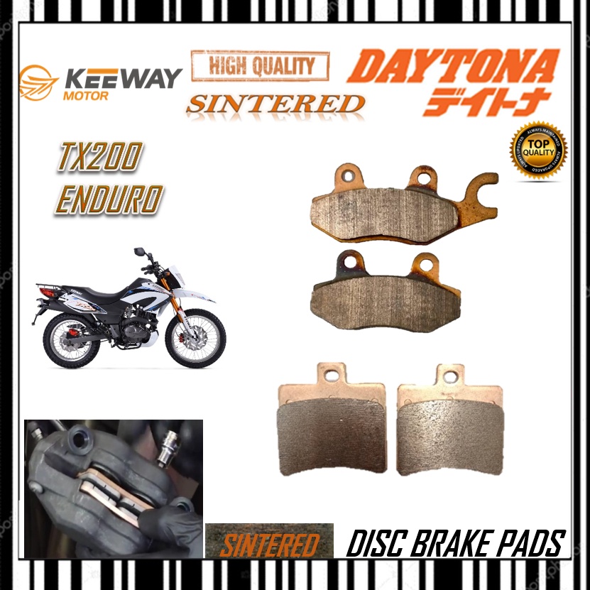 Keeway TX200 ENDURO DIRT BIKE PADS SINTERED LONG LIFE คุณภาพสูง Shopee Thailand