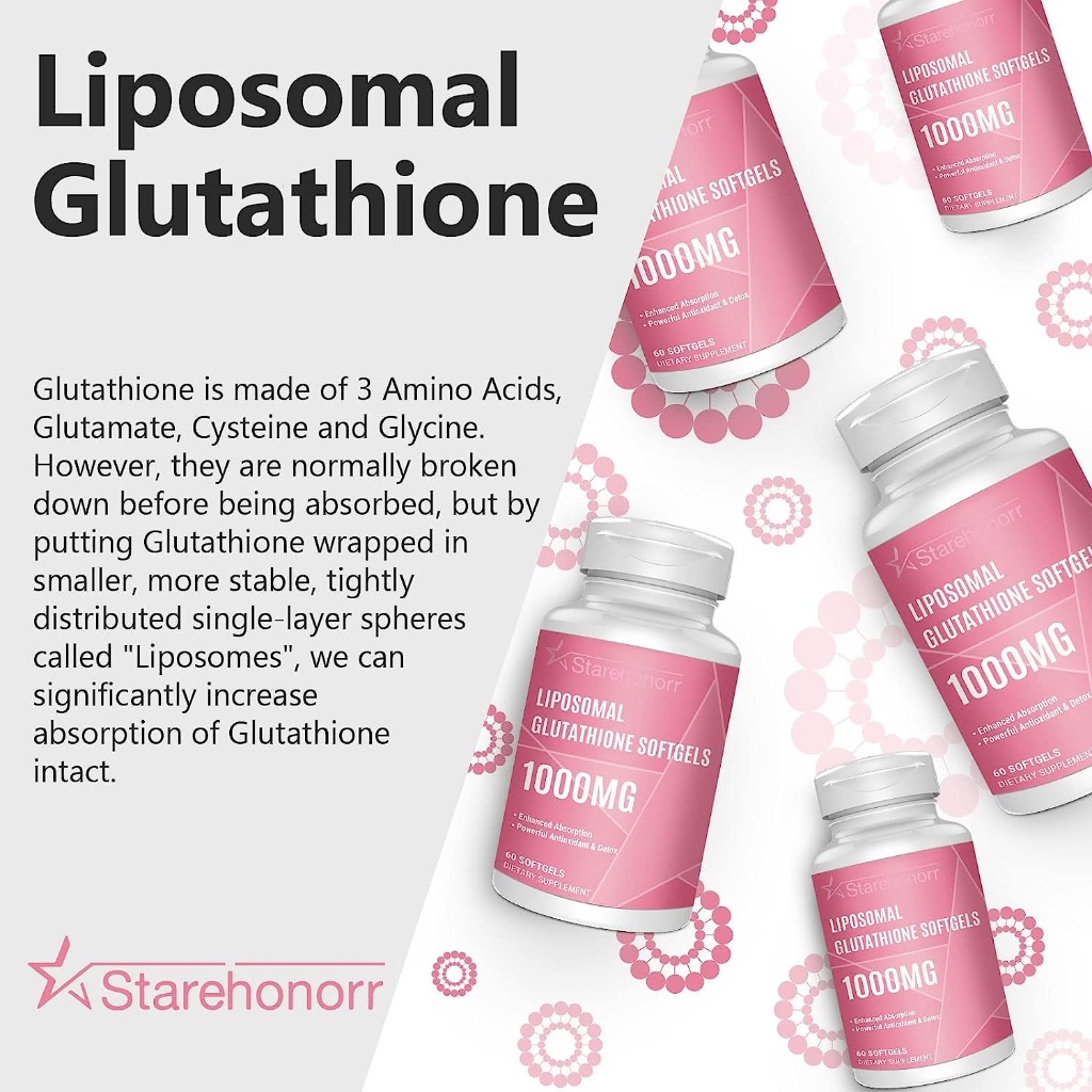 starhonor liposomal glutathione reviews Amazon.com: Haroutine Liposomal Glutathione Powder, 125 mg L-Glutathione +  100 mg Vitamin C, Sugar-Free Lemon Packets, Antioxidant Support for Skin,  Beauty & Detox Support, 30 Count (Packaging May Vary) : Health & Household main image 1