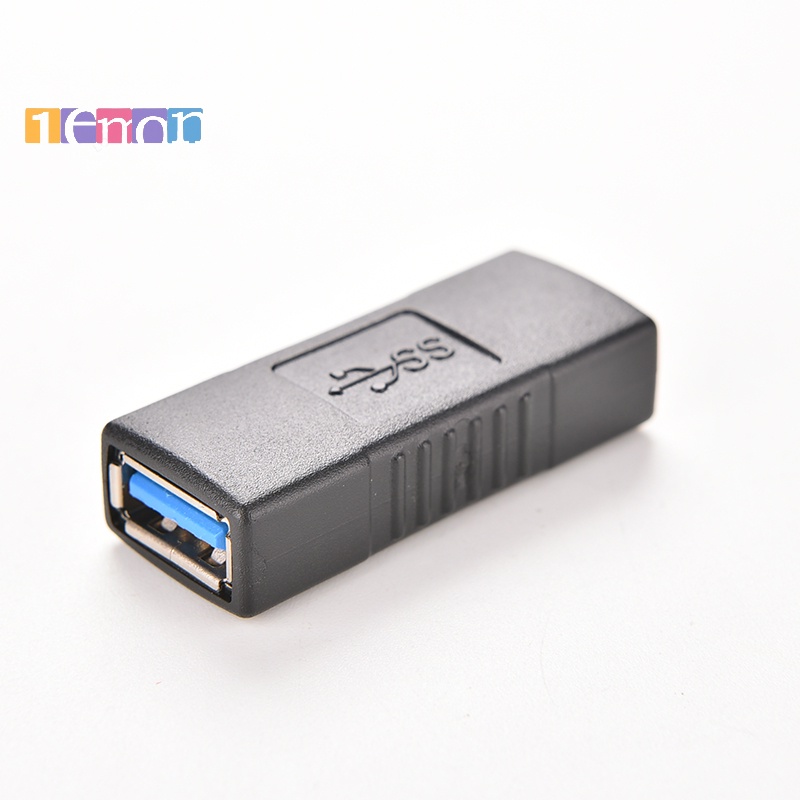 [Lemon] อะแดปเตอร์เชื่อมต่อ USB 3.0 Type A Female to Female Coupler ...