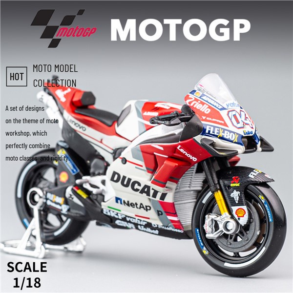 Maisto Scale 1:18 Motogp โมเดลรถจักรยานยนต์แข่ง Ducati Yamaha Kawasaki ...