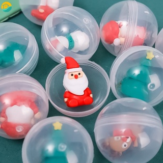 Ins ของเล่นเด็ก ตุ๊กตาการ์ตูนซานตาคลอส กวางเอลก์ ต้นคริสต์มาส ไข่บิด ขนาดเล็ก คละแบบ สุ่มสี