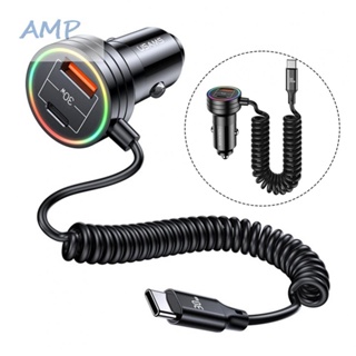 ⚡NEW 8⚡High Quality For Type C Car Charger 60W PD &amp; QC3 0 For Type C 30W Output Black