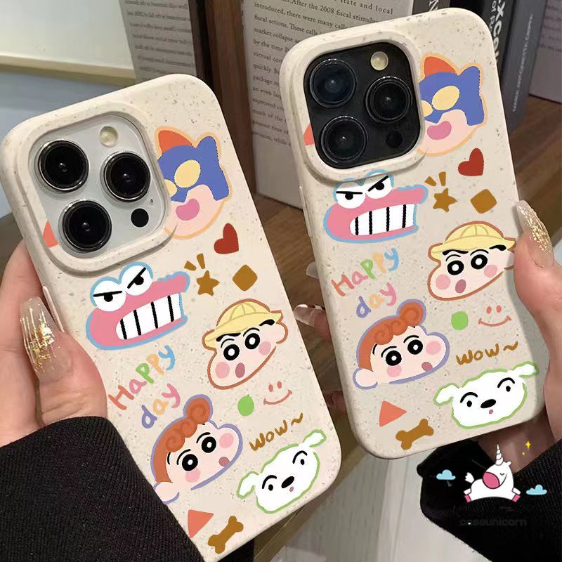 เคสโทรศัพท์มือถือ-แบบนิ่ม-ลายการ์ตูนชินจัง-ย่อยสลายได้-เป็นมิตรกับสิ่งแวดล้อม-สําหรับ-iphone-7plus-xr-11-13-14-12-15-pro-max-6-6s-8-7-15-plus-x-xs-max-se-2020