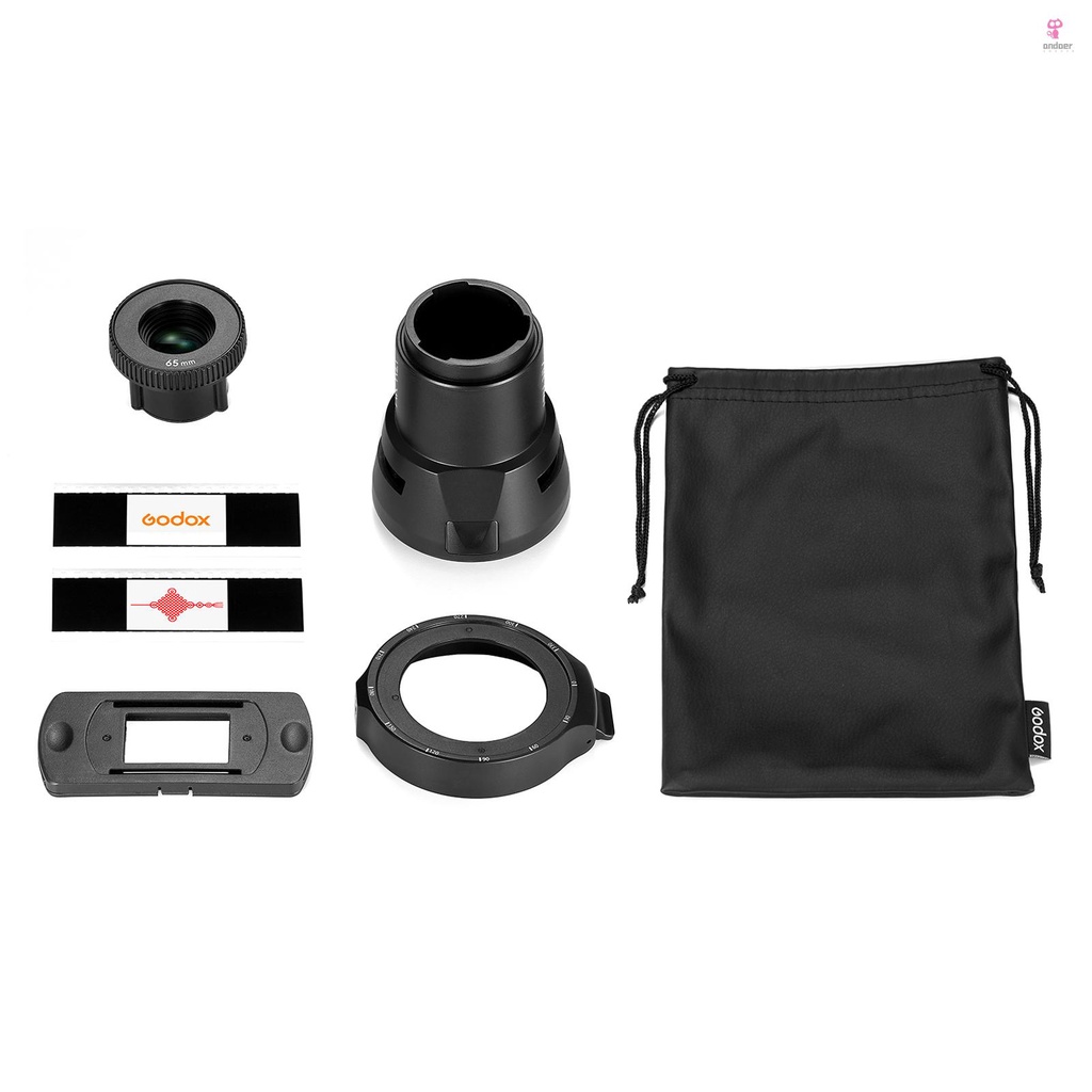 Godox AKR21 Camera Flash Projector Kit with Mounting Adapter and Slide