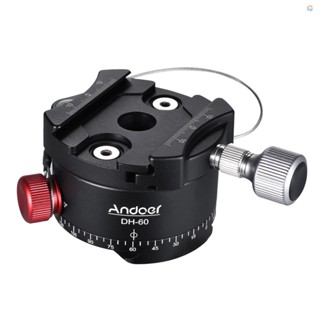 {Fsth} Andoer DH-60 ขาตั้งกล้องอลูมิเนียมอัลลอยด์ CNC โหลด 33Lbs สําหรับกล้อง DSLR