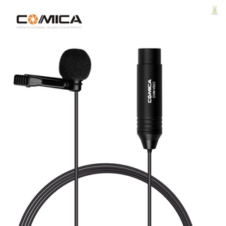 Flt COMICA CVM-V02O ไมโครโฟนคอนเดนเซอร์ ปลั๊ก XLR รองรับ 48V Phantom Power สําหรับกล้องบันทึกวิดีโอ