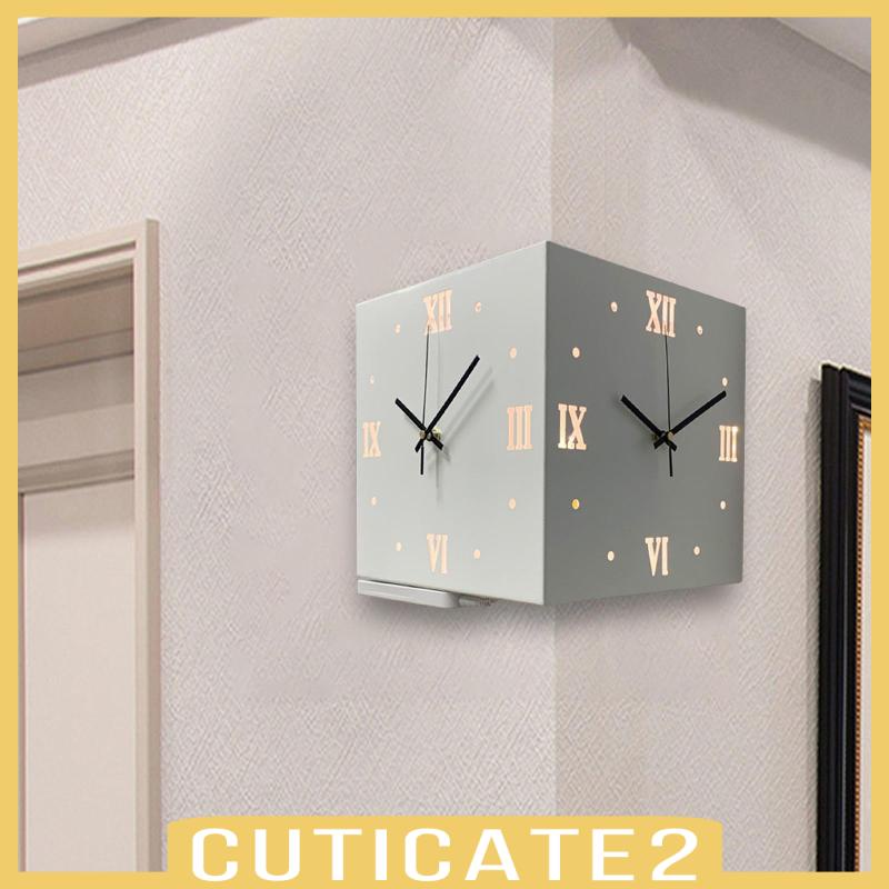 cuticate2-นาฬิกาแขวนผนังมุม-อ่านง่าย-สําหรับห้อง-ลานบ้าน