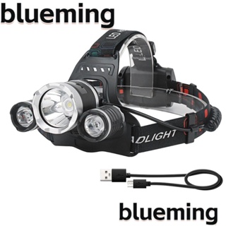 Blueming2 โคมไฟคาดหัว กันน้ํา ชาร์จ USB สําหรับเดินป่า